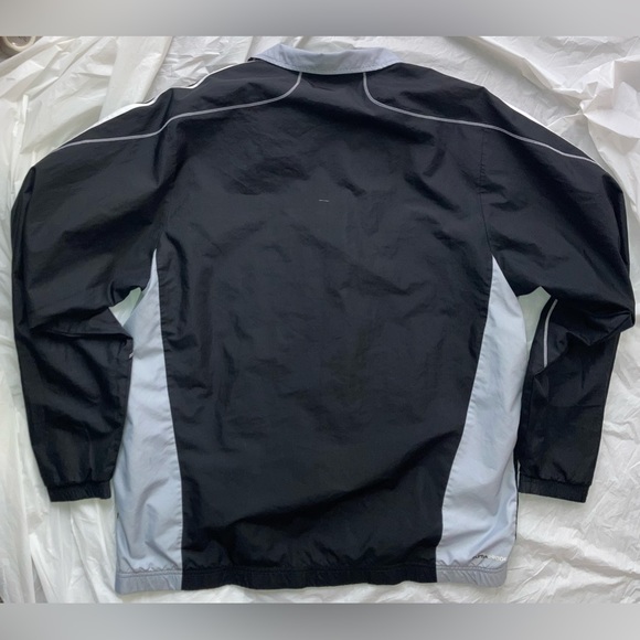 Adidas Men’s Clima Proof 100% Polyester Lightweight Black Windbreaker Jacket Lg - Picture 4 of 16